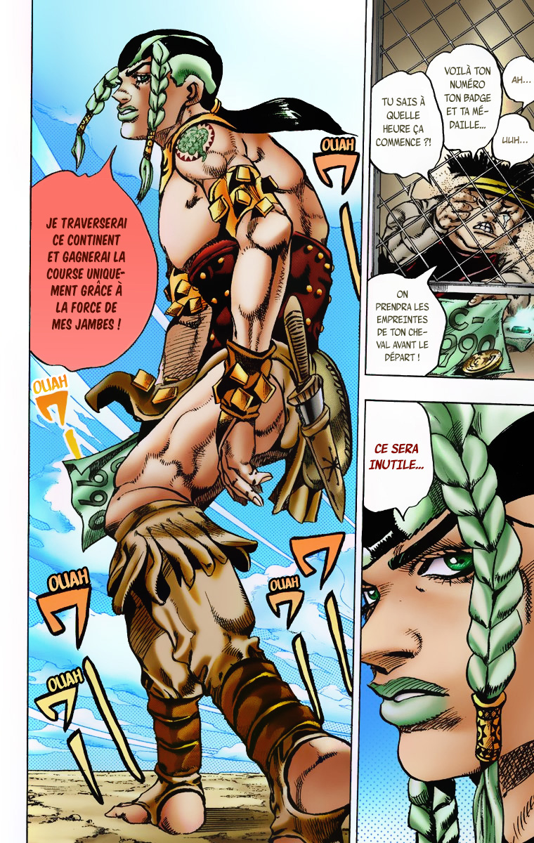 Read JoJo's Bizarre Adventure Part 7 Steel Ball Run Official Colored FR Manga Online