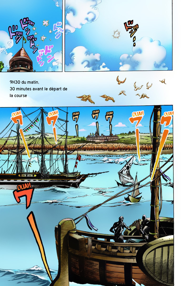 Read JoJo's Bizarre Adventure Part 7 Steel Ball Run Official Colored FR Manga Online