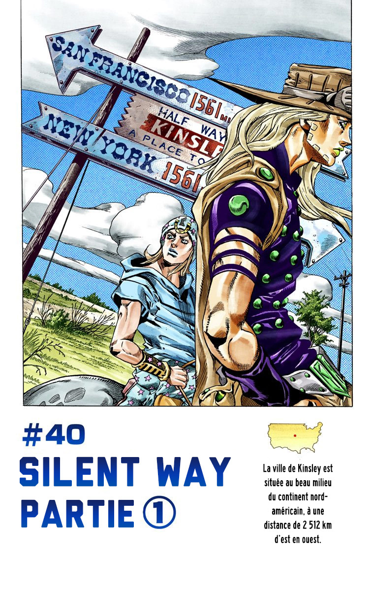 Read JoJo's Bizarre Adventure Part 7 Steel Ball Run Official Colored FR Manga Online