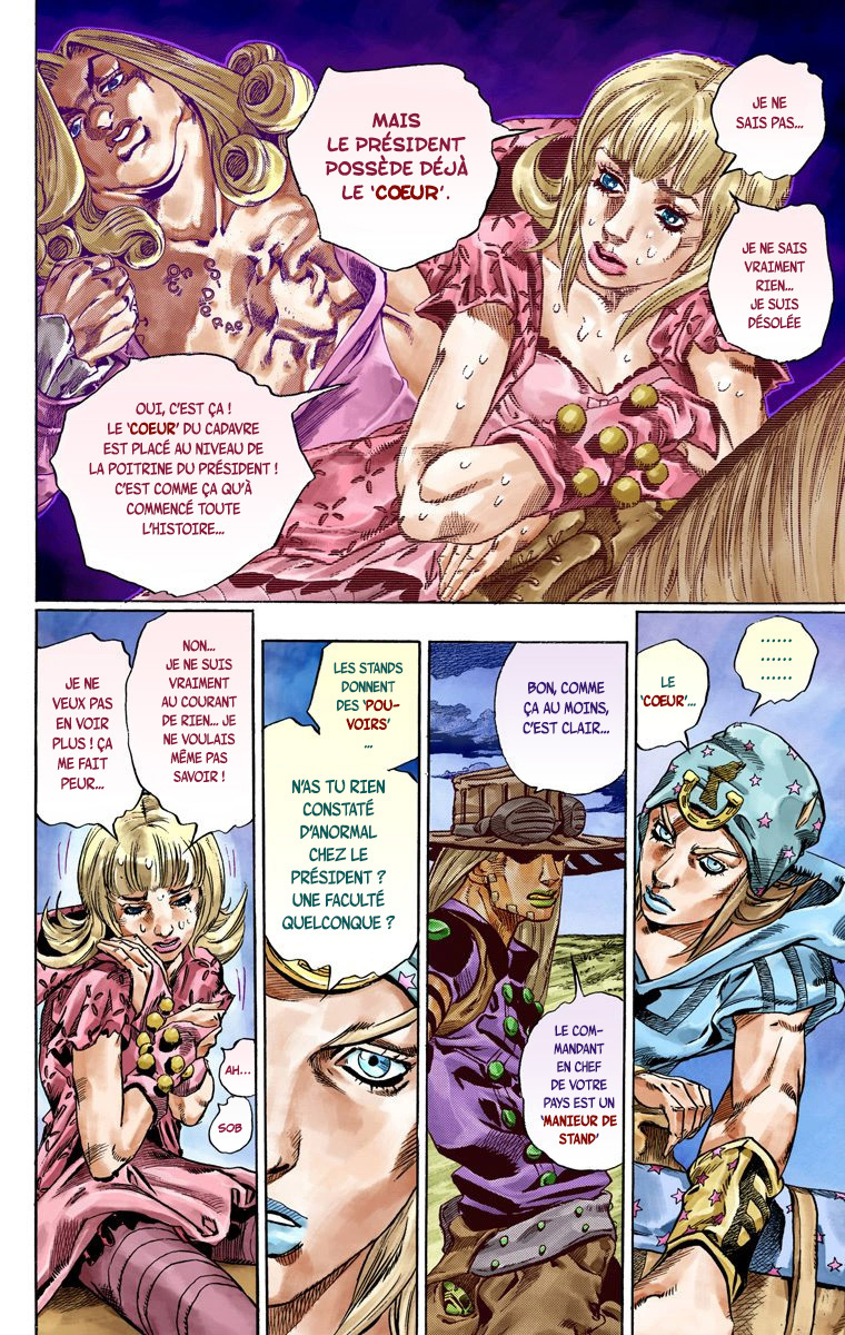 Read JoJo's Bizarre Adventure Part 7 Steel Ball Run Official Colored FR Manga Online