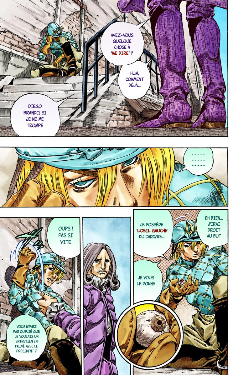 Read JoJo's Bizarre Adventure Part 7 Steel Ball Run Official Colored FR Manga Online