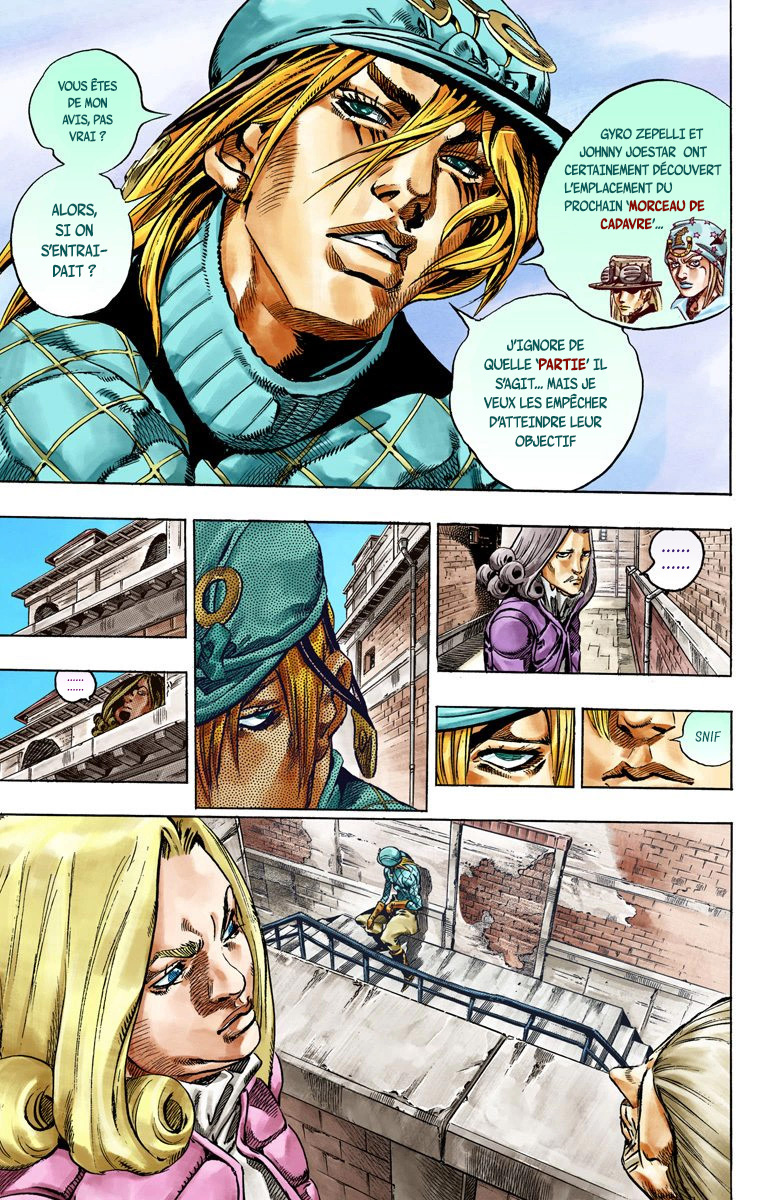 Read JoJo's Bizarre Adventure Part 7 Steel Ball Run Official Colored FR Manga Online