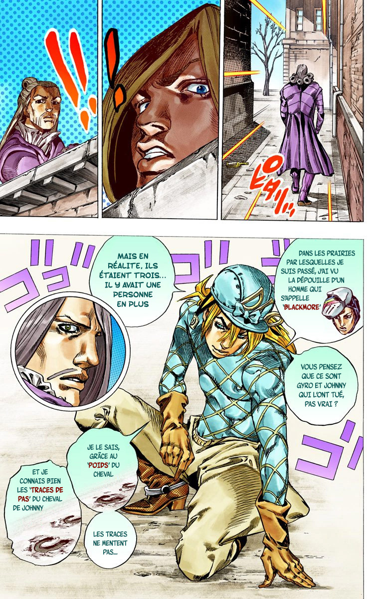 Read JoJo's Bizarre Adventure Part 7 Steel Ball Run Official Colored FR Manga Online