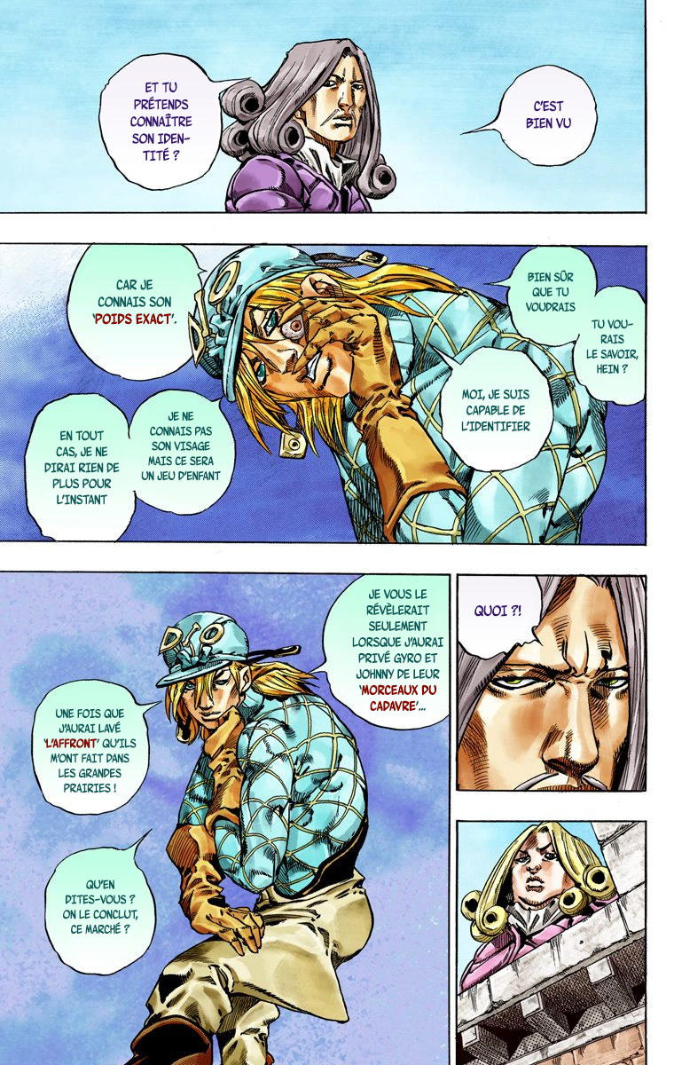 Read JoJo's Bizarre Adventure Part 7 Steel Ball Run Official Colored FR Manga Online