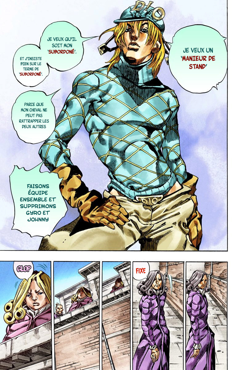 Read JoJo's Bizarre Adventure Part 7 Steel Ball Run Official Colored FR Manga Online