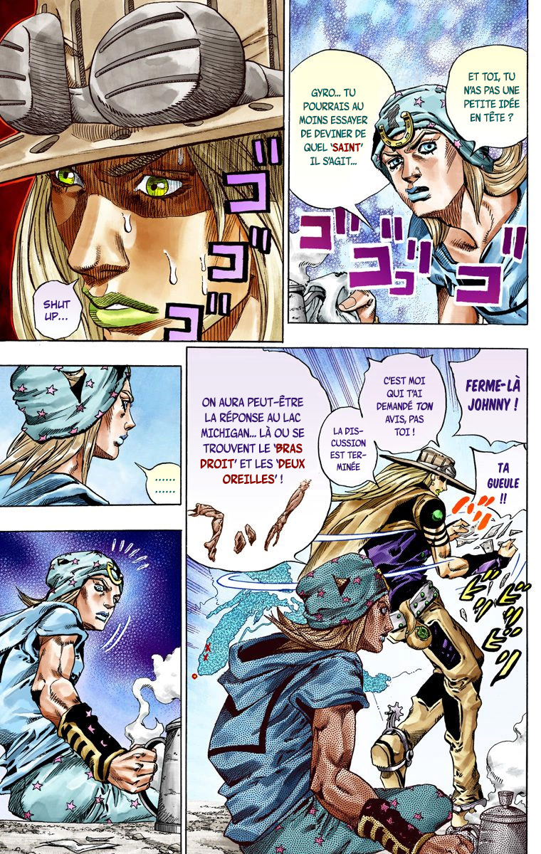 Read JoJo's Bizarre Adventure Part 7 Steel Ball Run Official Colored FR Manga Online