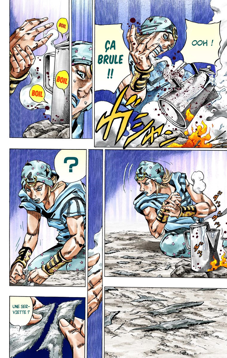 Read JoJo's Bizarre Adventure Part 7 Steel Ball Run Official Colored FR Manga Online