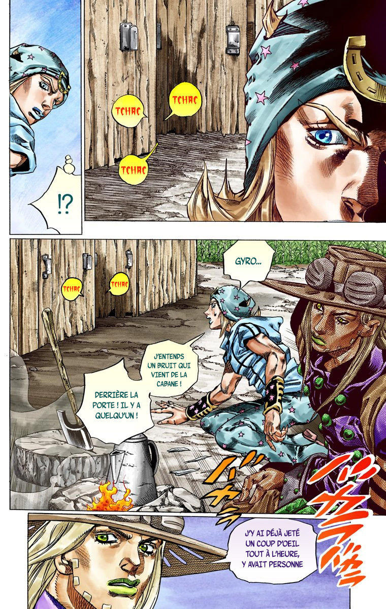 Read JoJo's Bizarre Adventure Part 7 Steel Ball Run Official Colored FR Manga Online