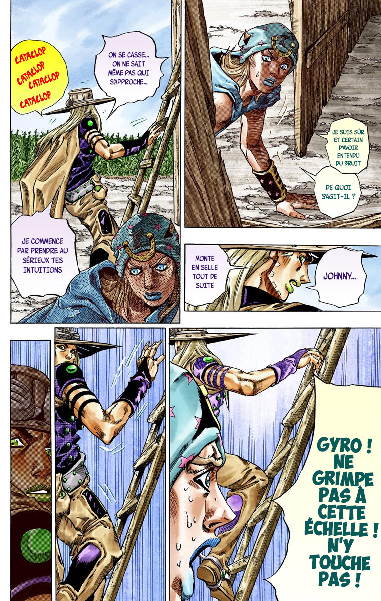 Read JoJo's Bizarre Adventure Part 7 Steel Ball Run Official Colored FR Manga Online