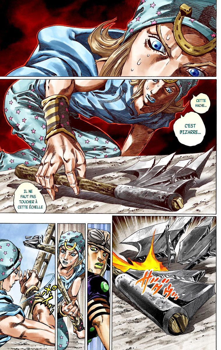 Read JoJo's Bizarre Adventure Part 7 Steel Ball Run Official Colored FR Manga Online