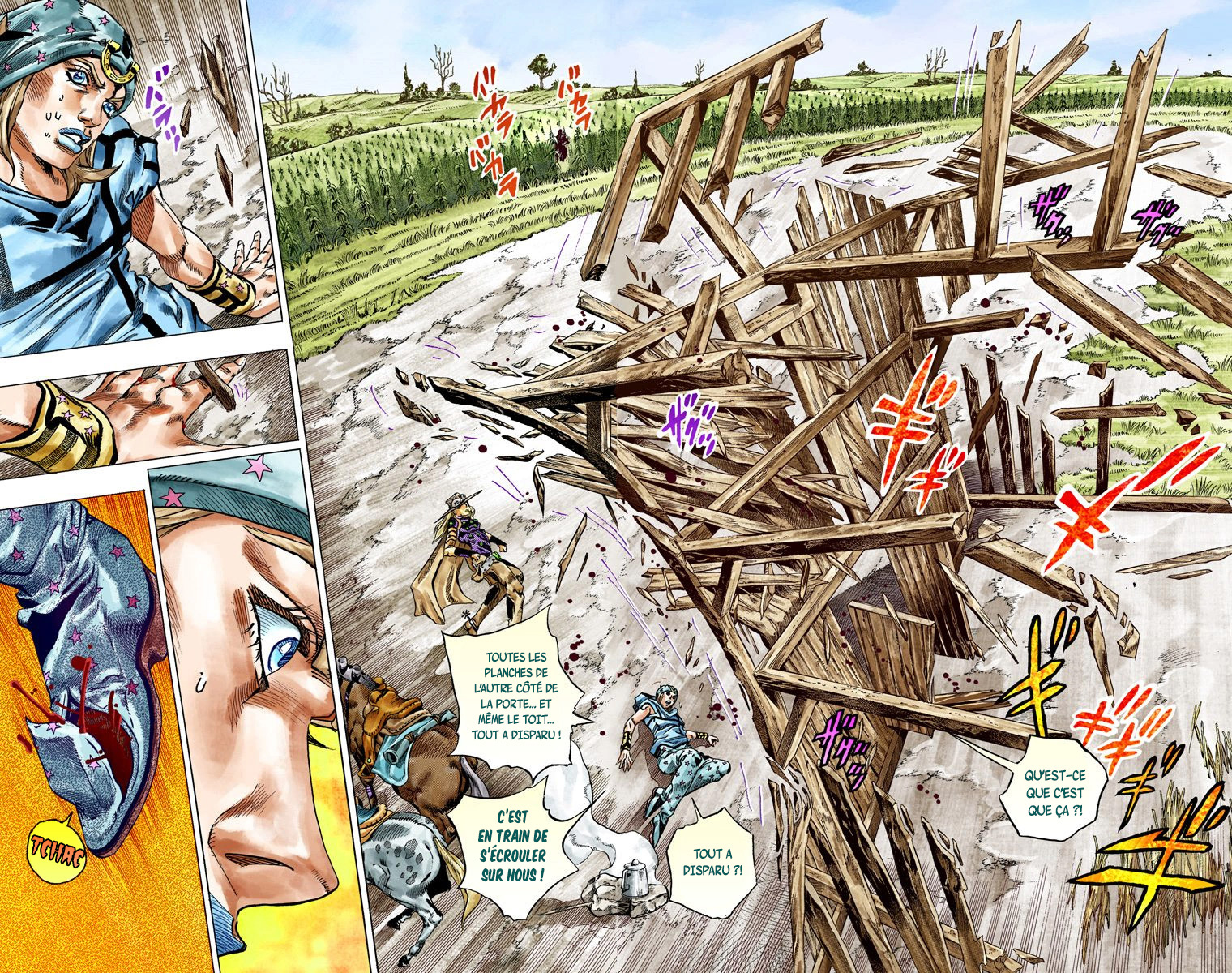 Read JoJo's Bizarre Adventure Part 7 Steel Ball Run Official Colored FR Manga Online