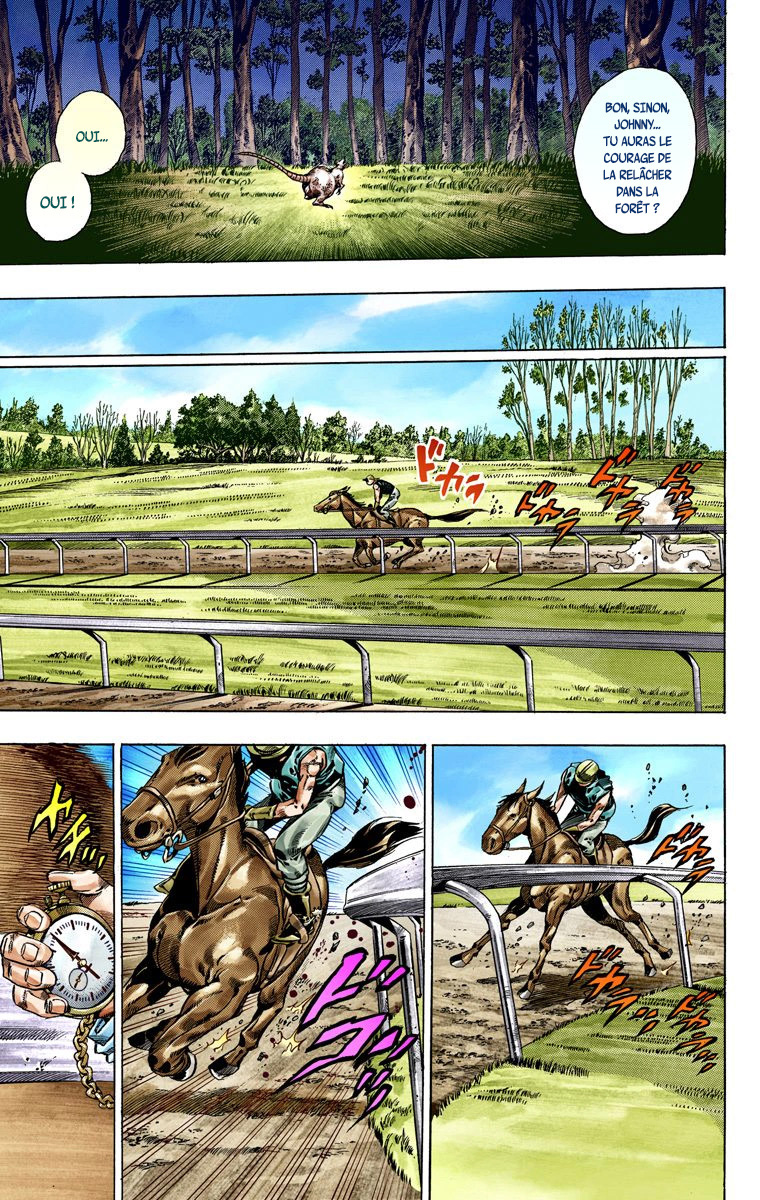 Read JoJo's Bizarre Adventure Part 7 Steel Ball Run Official Colored FR Manga Online