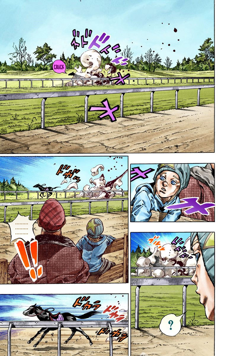Read JoJo's Bizarre Adventure Part 7 Steel Ball Run Official Colored FR Manga Online