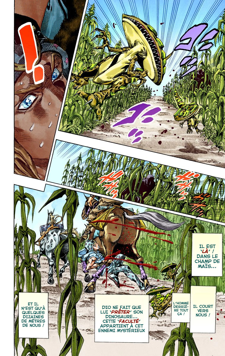 Read JoJo's Bizarre Adventure Part 7 Steel Ball Run Official Colored FR Manga Online