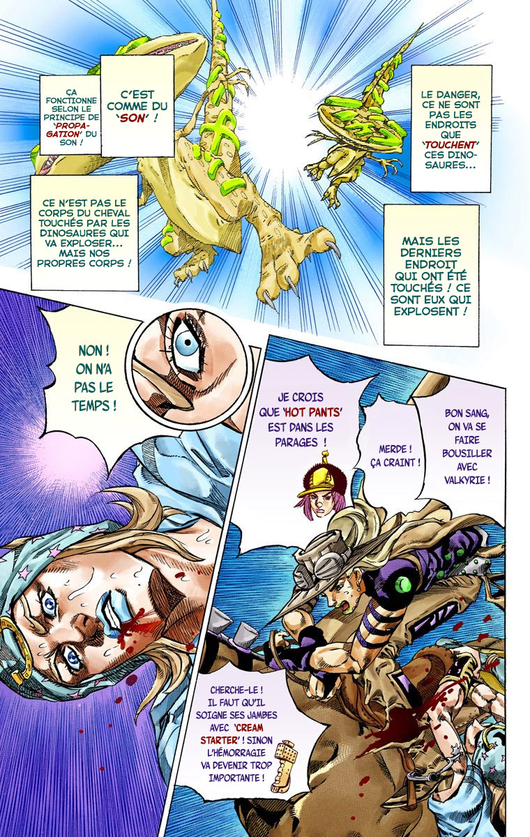 Read JoJo's Bizarre Adventure Part 7 Steel Ball Run Official Colored FR Manga Online