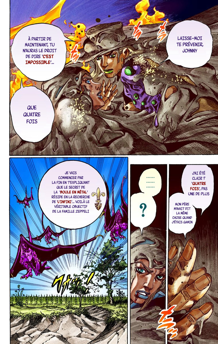 Read JoJo's Bizarre Adventure Part 7 Steel Ball Run Official Colored FR Manga Online