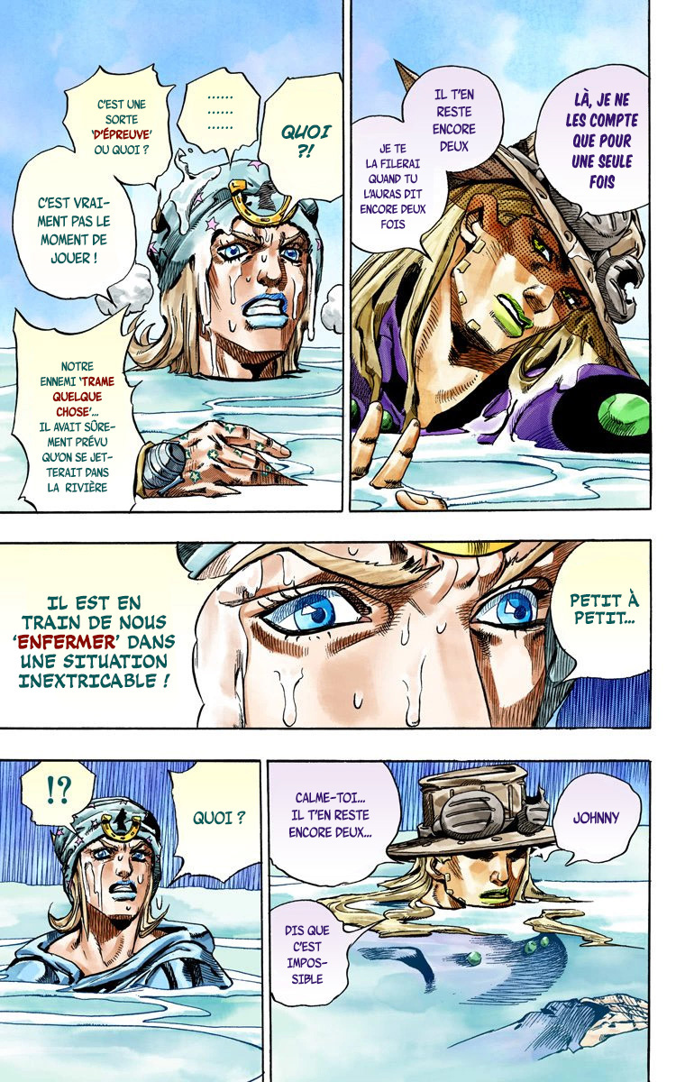 Read JoJo's Bizarre Adventure Part 7 Steel Ball Run Official Colored FR Manga Online