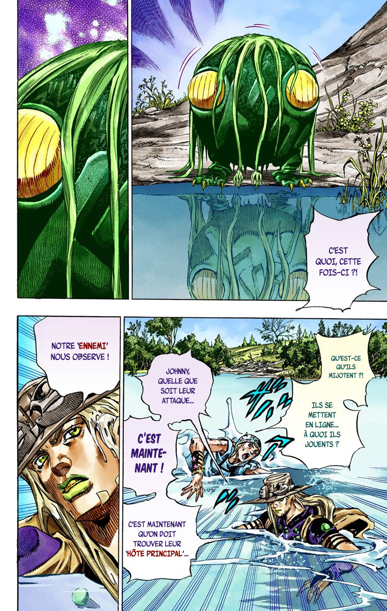 Read JoJo's Bizarre Adventure Part 7 Steel Ball Run Official Colored FR Manga Online
