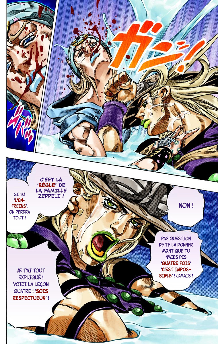 Read JoJo's Bizarre Adventure Part 7 Steel Ball Run Official Colored FR Manga Online