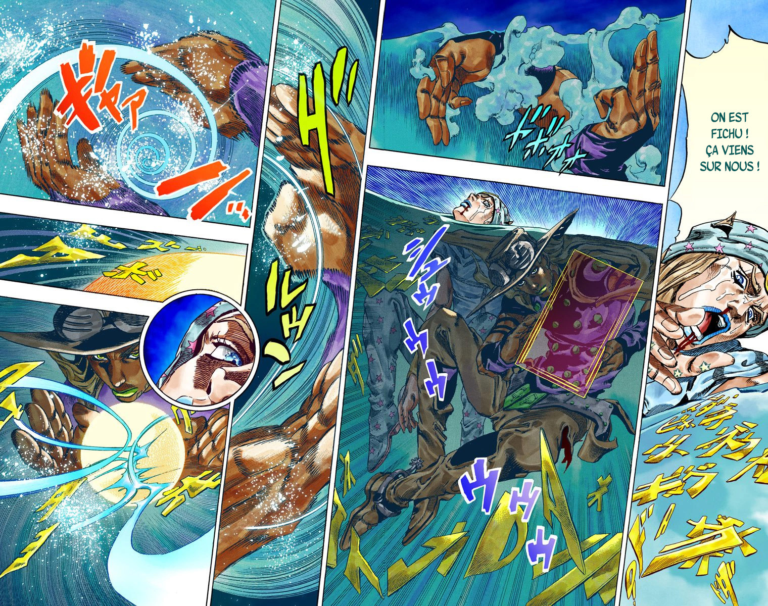 Read JoJo's Bizarre Adventure Part 7 Steel Ball Run Official Colored FR Manga Online