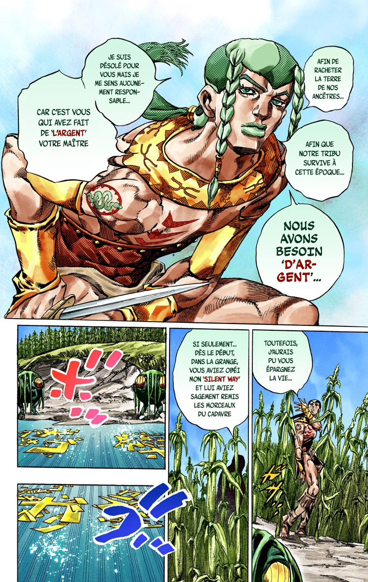 Read JoJo's Bizarre Adventure Part 7 Steel Ball Run Official Colored FR Manga Online