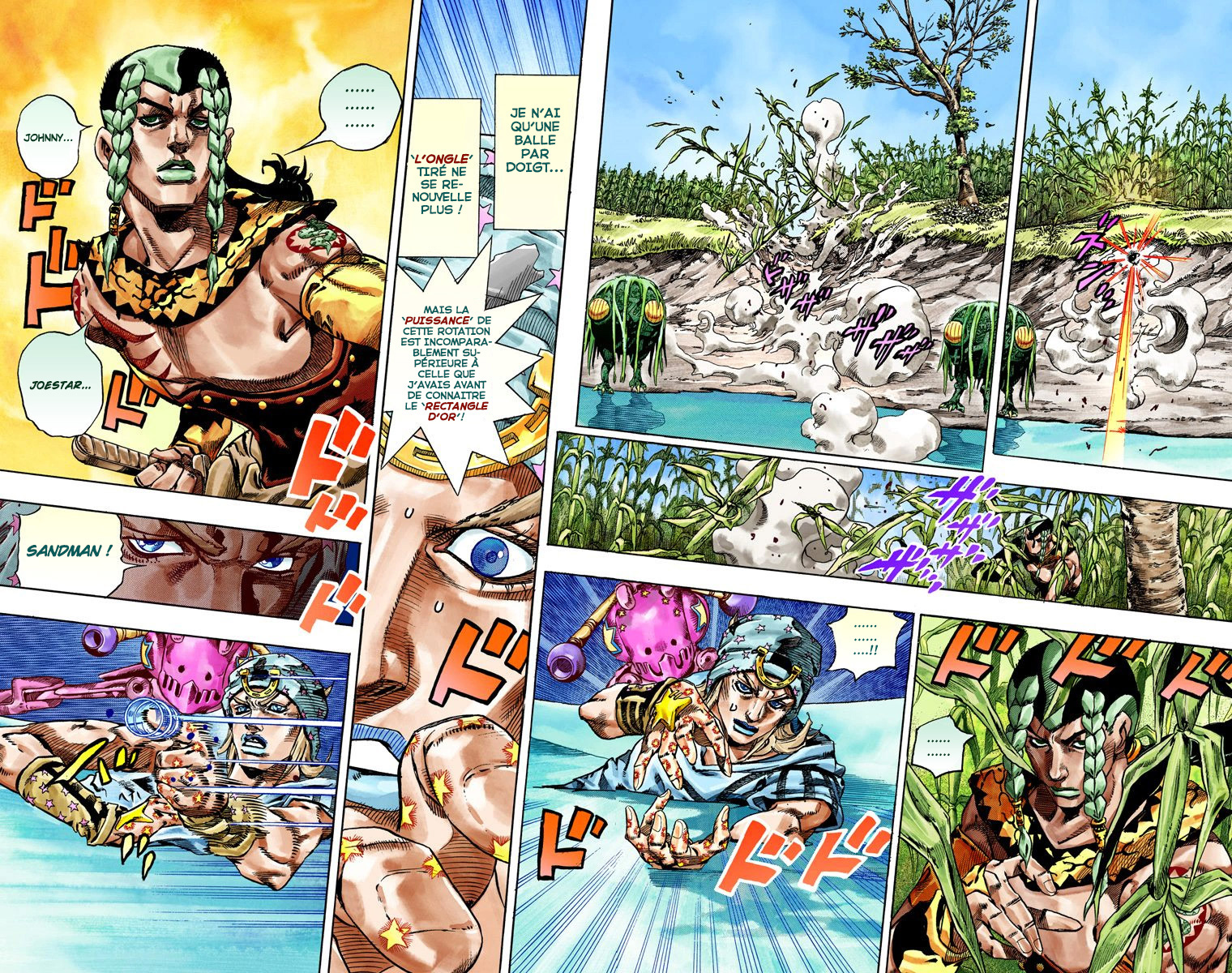 Read JoJo's Bizarre Adventure Part 7 Steel Ball Run Official Colored FR Manga Online