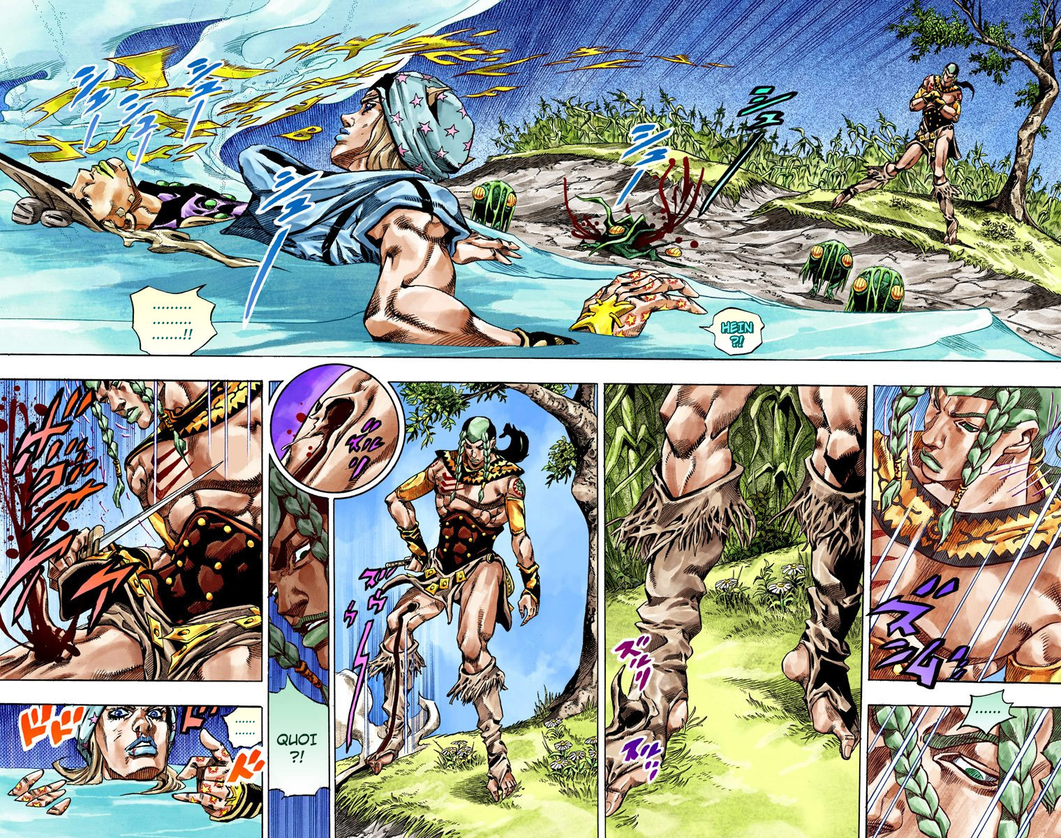 Read JoJo's Bizarre Adventure Part 7 Steel Ball Run Official Colored FR Manga Online