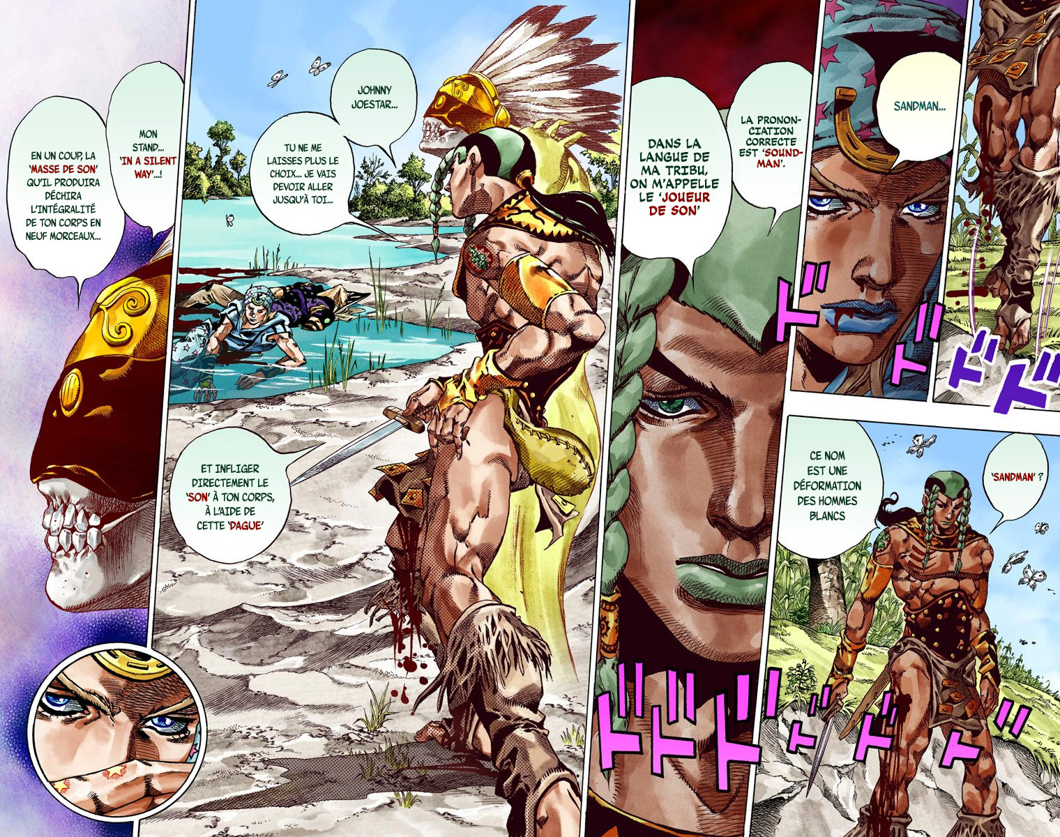 Read JoJo's Bizarre Adventure Part 7 Steel Ball Run Official Colored FR Manga Online