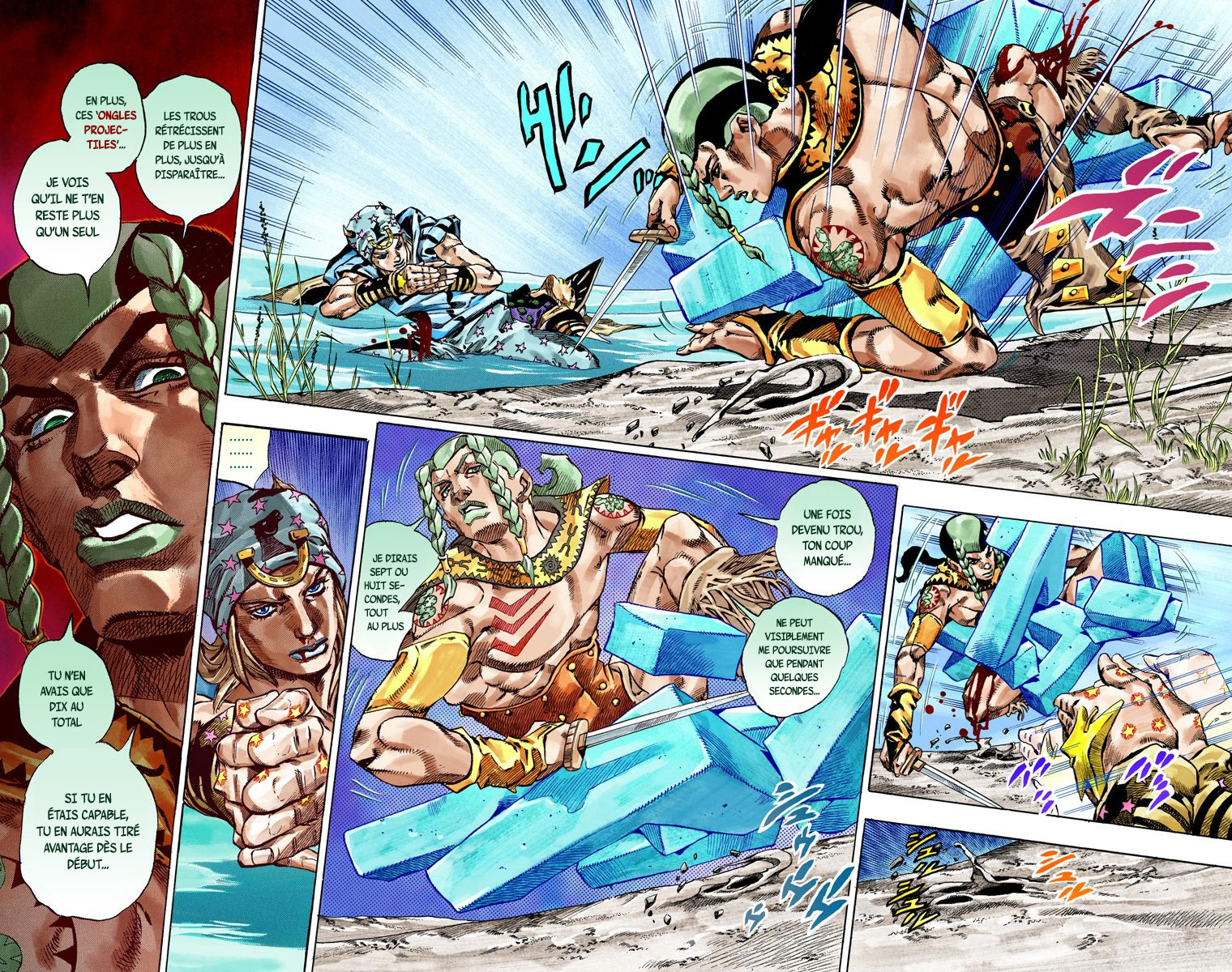 Read JoJo's Bizarre Adventure Part 7 Steel Ball Run Official Colored FR Manga Online
