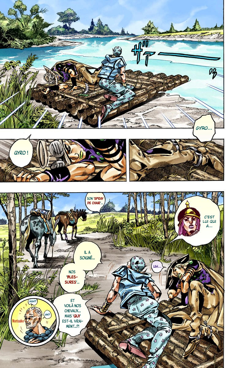 Read JoJo's Bizarre Adventure Part 7 Steel Ball Run Official Colored FR Manga Online
