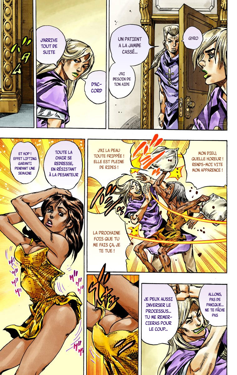 Read JoJo's Bizarre Adventure Part 7 Steel Ball Run Official Colored FR Manga Online