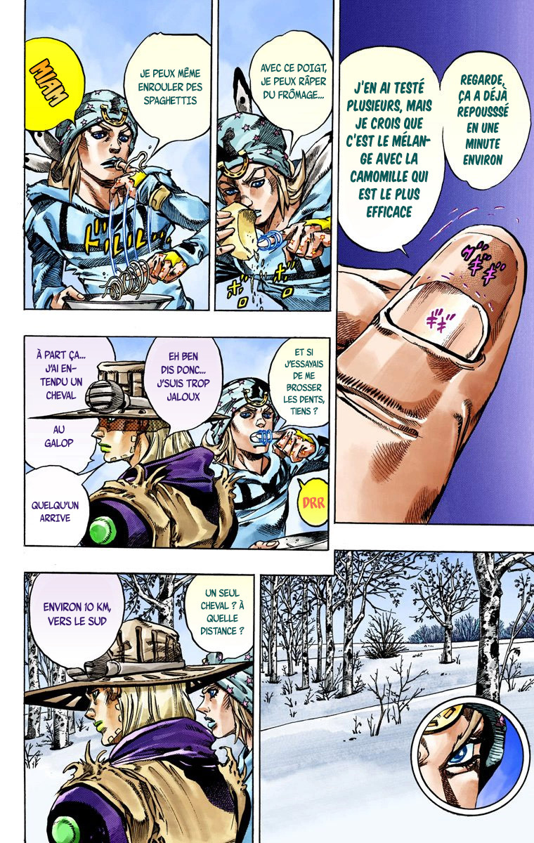 Read JoJo's Bizarre Adventure Part 7 Steel Ball Run Official Colored FR Manga Online
