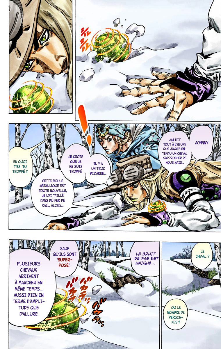 Read JoJo's Bizarre Adventure Part 7 Steel Ball Run Official Colored FR Manga Online
