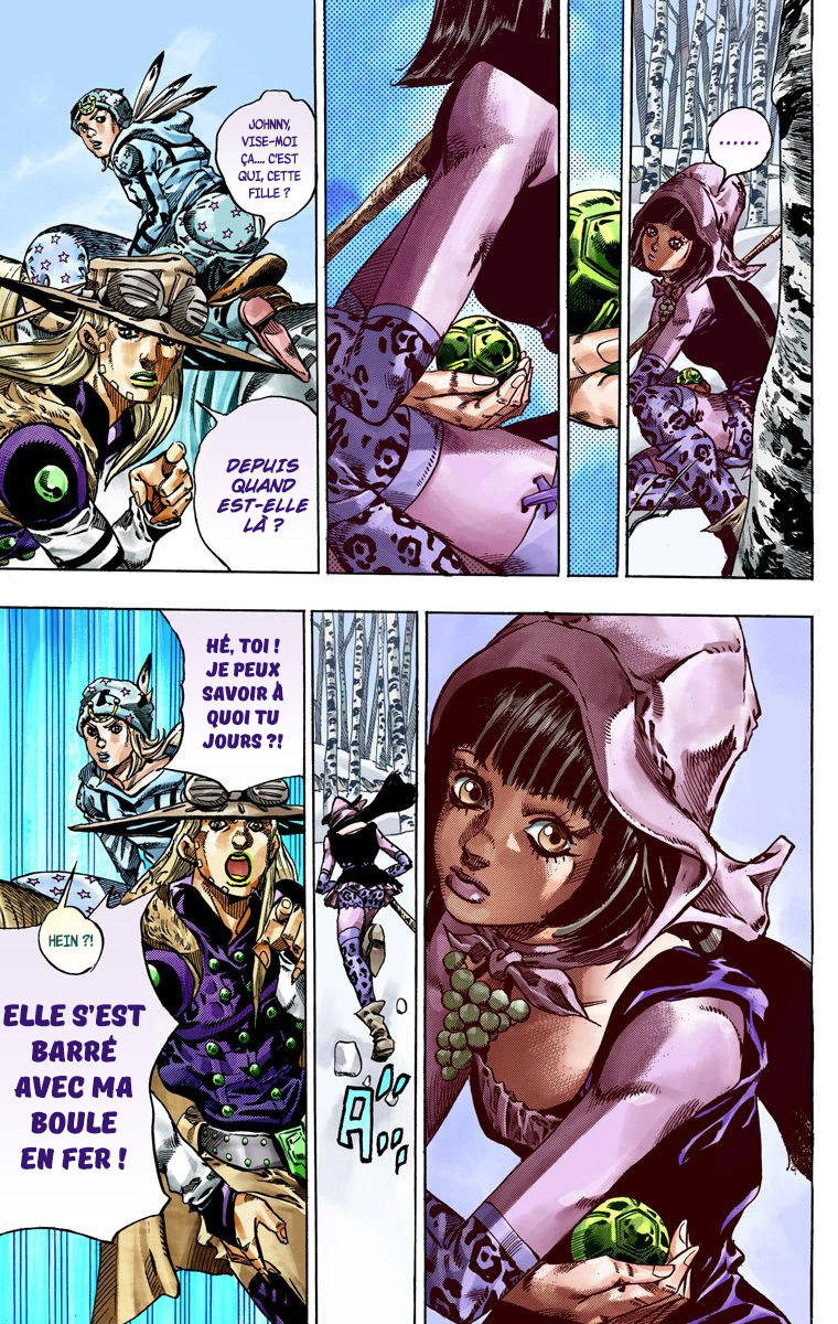 Read JoJo's Bizarre Adventure Part 7 Steel Ball Run Official Colored FR Manga Online