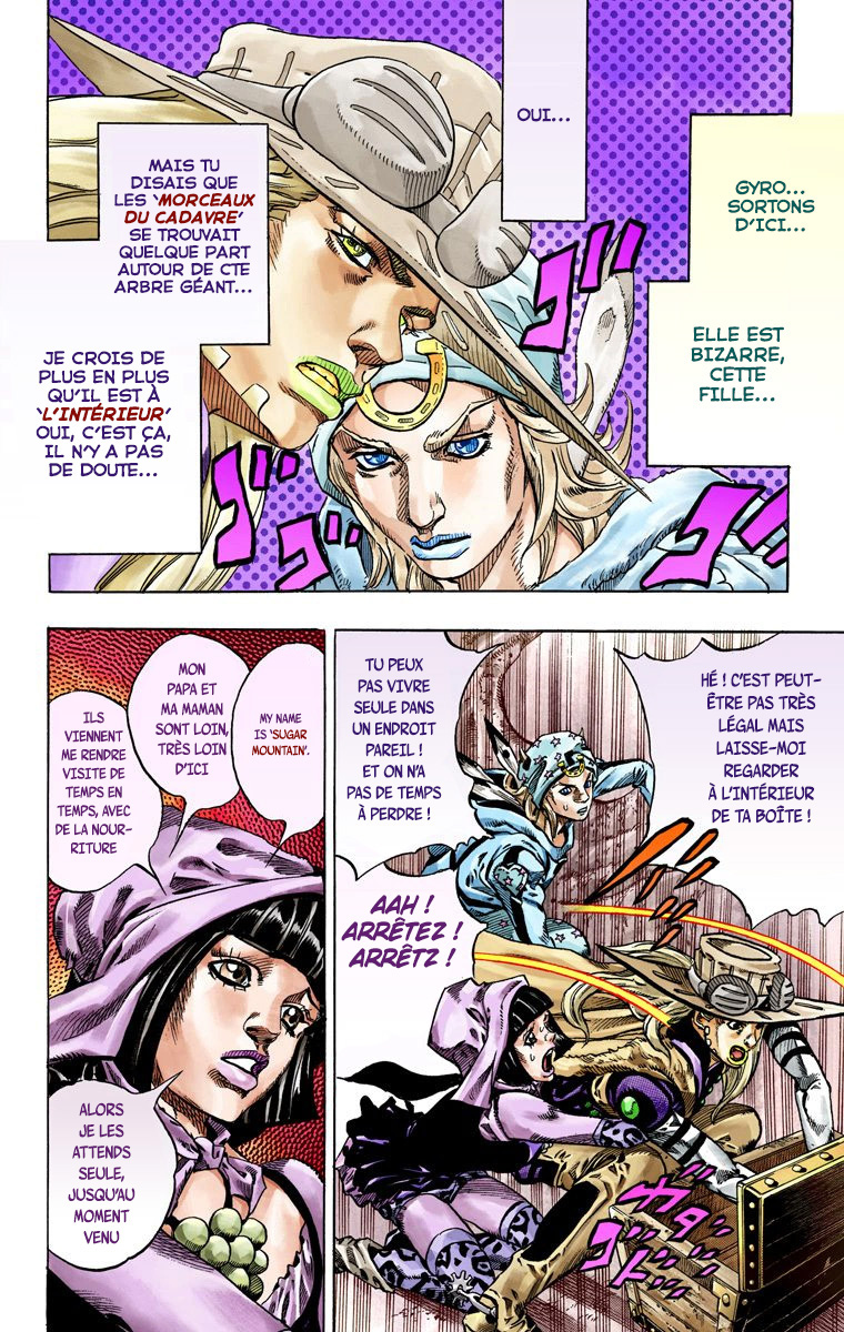 Read JoJo's Bizarre Adventure Part 7 Steel Ball Run Official Colored FR Manga Online