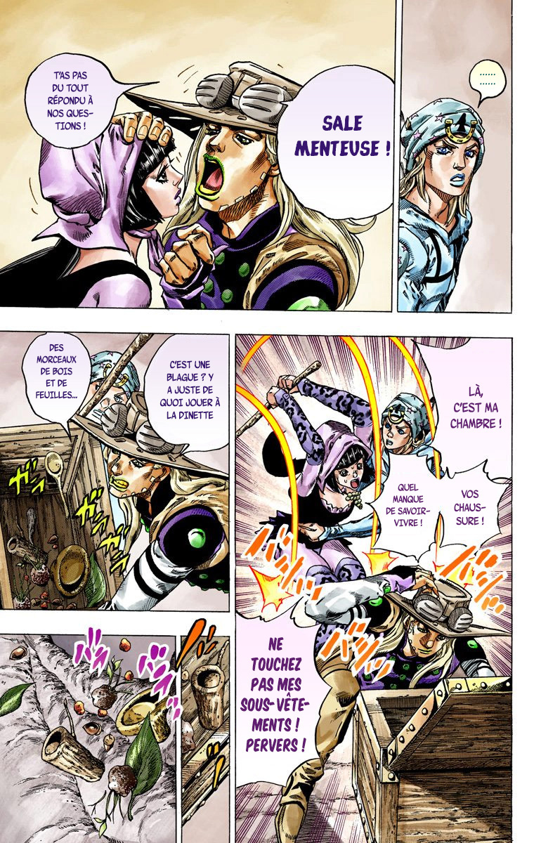 Read JoJo's Bizarre Adventure Part 7 Steel Ball Run Official Colored FR Manga Online