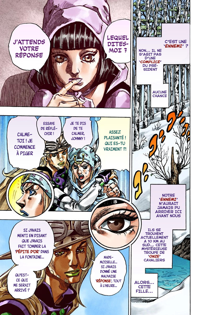 Read JoJo's Bizarre Adventure Part 7 Steel Ball Run Official Colored FR Manga Online