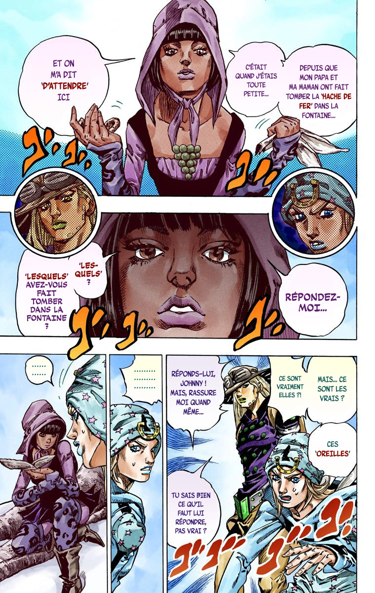 Read JoJo's Bizarre Adventure Part 7 Steel Ball Run Official Colored FR Manga Online