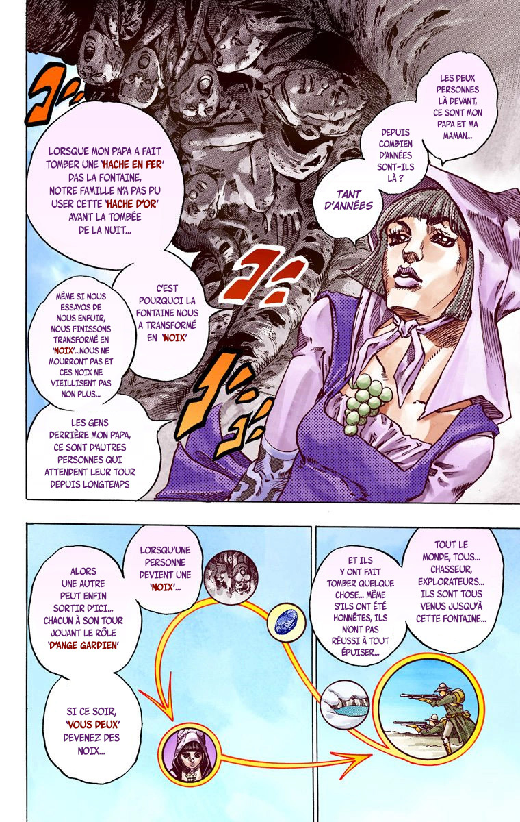 Read JoJo's Bizarre Adventure Part 7 Steel Ball Run Official Colored FR Manga Online