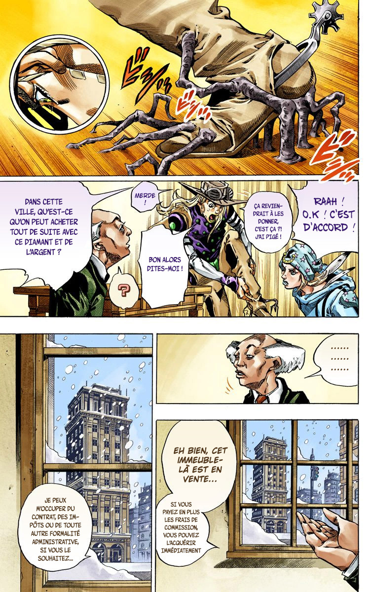 Read JoJo's Bizarre Adventure Part 7 Steel Ball Run Official Colored FR Manga Online