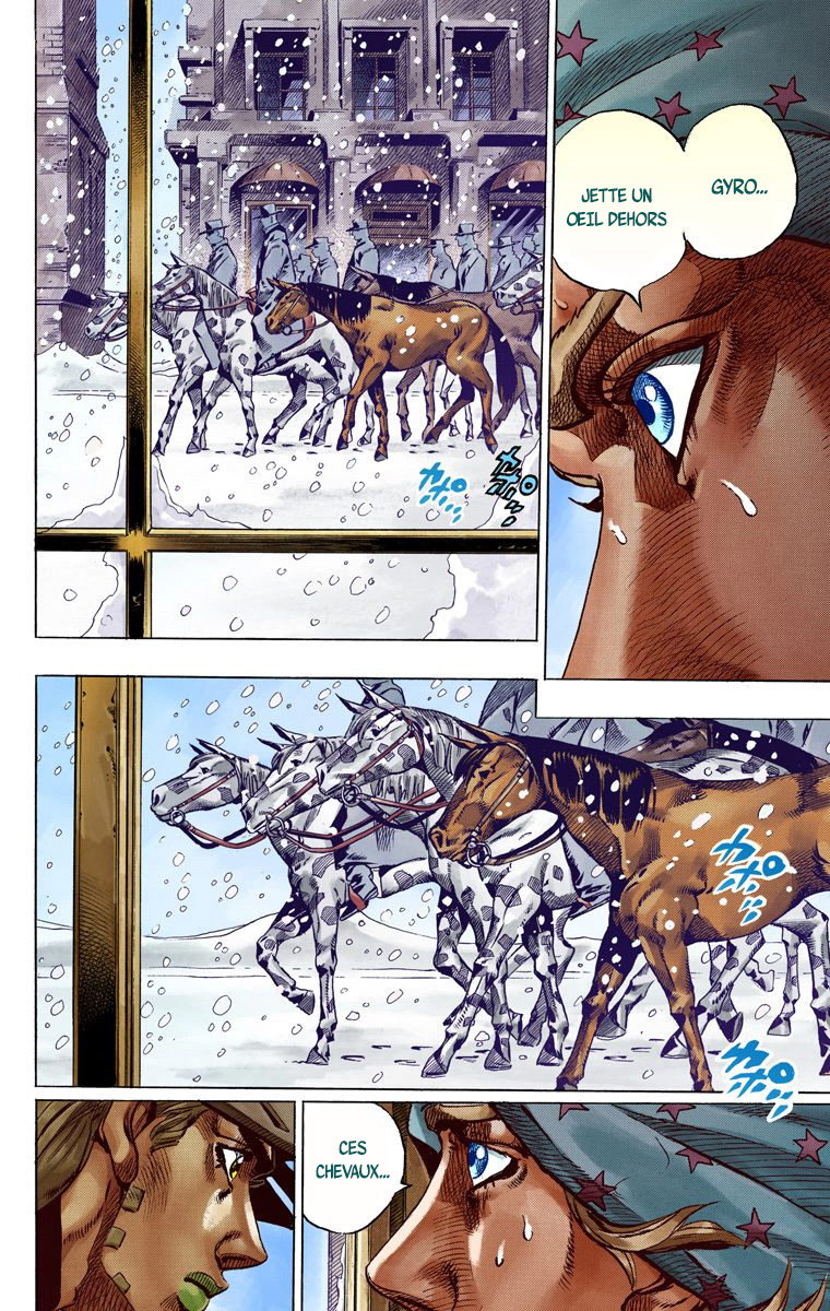Read JoJo's Bizarre Adventure Part 7 Steel Ball Run Official Colored FR Manga Online