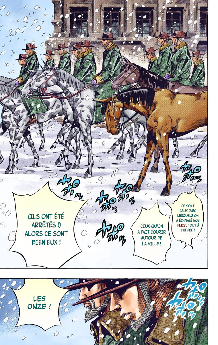 Read JoJo's Bizarre Adventure Part 7 Steel Ball Run Official Colored FR Manga Online