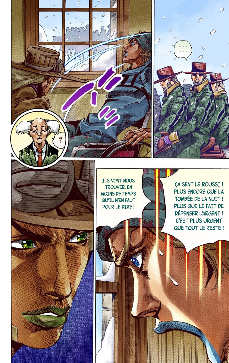 Read JoJo's Bizarre Adventure Part 7 Steel Ball Run Official Colored FR Manga Online