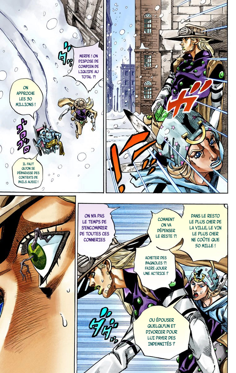 Read JoJo's Bizarre Adventure Part 7 Steel Ball Run Official Colored FR Manga Online