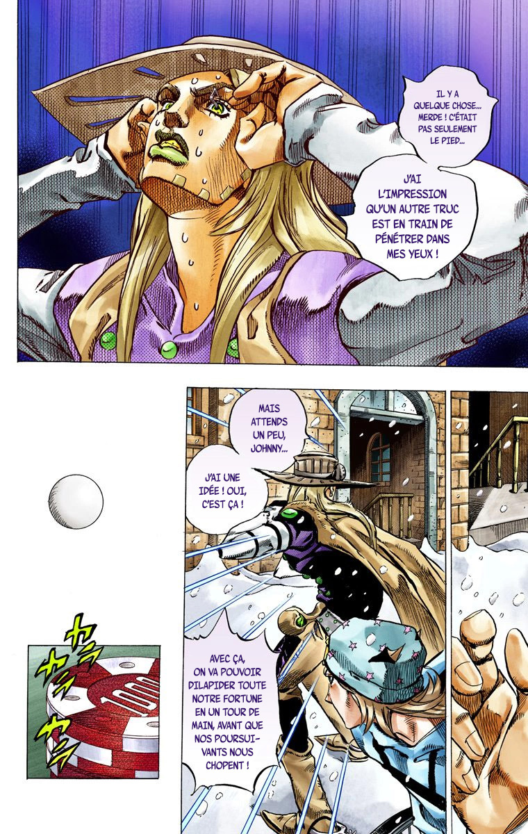 Read JoJo's Bizarre Adventure Part 7 Steel Ball Run Official Colored FR Manga Online