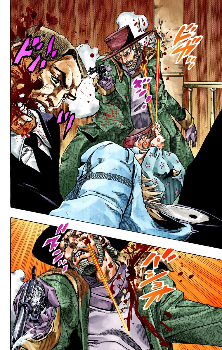 Read JoJo's Bizarre Adventure Part 7 Steel Ball Run Official Colored FR Manga Online