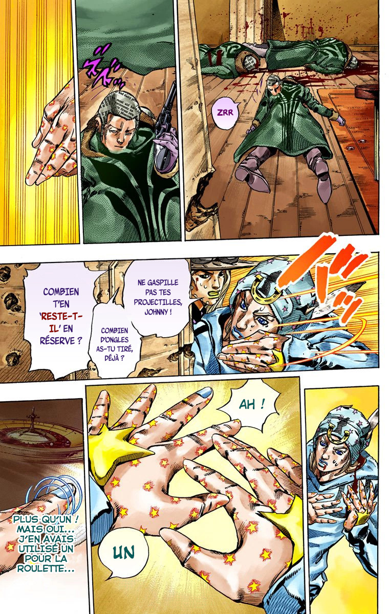 Read JoJo's Bizarre Adventure Part 7 Steel Ball Run Official Colored FR Manga Online