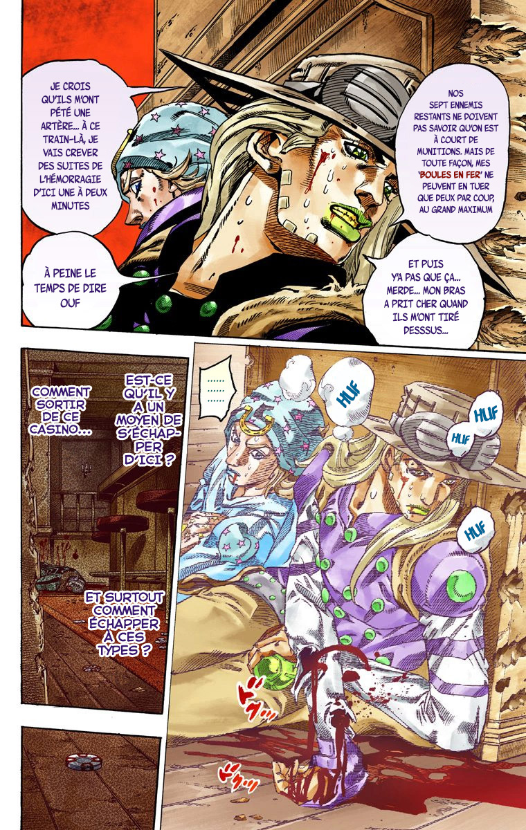 Read JoJo's Bizarre Adventure Part 7 Steel Ball Run Official Colored FR Manga Online