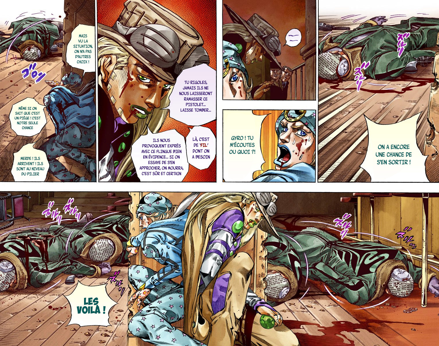Read JoJo's Bizarre Adventure Part 7 Steel Ball Run Official Colored FR Manga Online