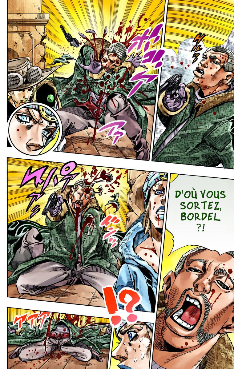 Read JoJo's Bizarre Adventure Part 7 Steel Ball Run Official Colored FR Manga Online